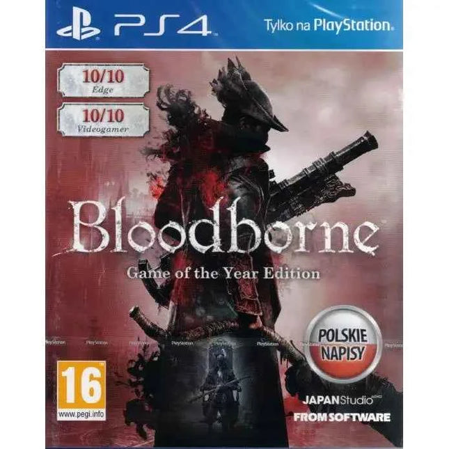 Bloodborne Game Of The Year (Goty) PS4 PL, PlayStation 4 game, Italian audio and text, explore the haunted city of Yharnam to uncover dark secrets in this action RPG, perfect for fans of PS4 games.