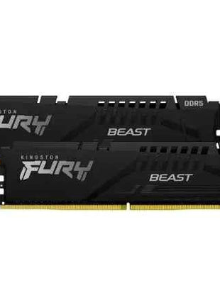 Kingston fury beast ddr5 5600mhz 16gb 2x8gb cl36 ram memory (kf556c36bbek2-16)