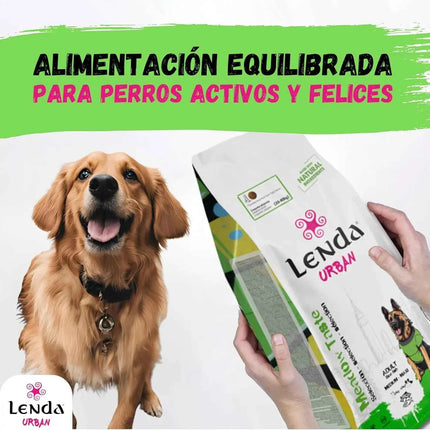Lenda Urban Meadow - Natural Lamb Dog Food for Adults, 25% Protein, Grain-Free, Includes Glucosamine and Chondroitin for Immune Support, 3601 Kcal/Kg, Perfect for Large Breeds.