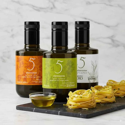 5 Elementos - Picual Extra Virgin Olive Oil 250ml, Intensity and Authentic Flavor, SIQEV Quality