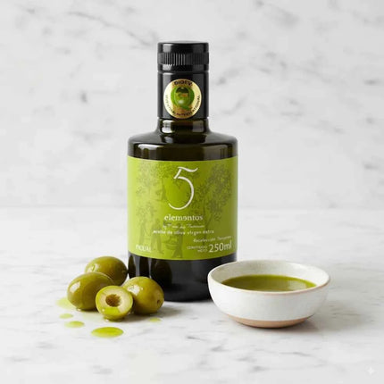 5 Elementos - Picual Extra Virgin Olive Oil 250ml, Intensity and Authentic Flavor, SIQEV Quality
