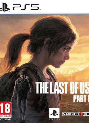 The Last Of Us Part I PS5 - PlayStation 5 game with enhanced graphics, 3D audio, haptic feedback, and fast loading times; includes the original story and Left Behind expansion for immersive gameplay experience.