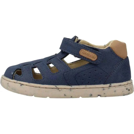 Chicco Gioacchino Sandals for Boys, Blue Synthetic Slip-On with Textile Lining, Perfect for Spring/Summer, Breathable Summer Design.