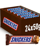 Chocolate Snicker 24x50gr - 24 Chocolate Bars with Caramel and Peanuts