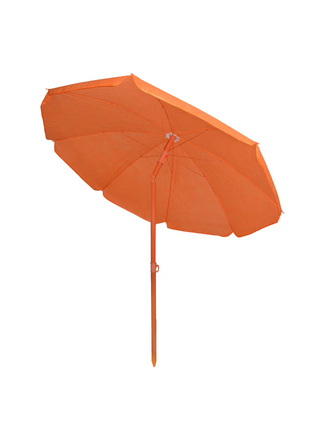 Mediawave Store Ombrellone da spiaggia TNT Pelican H185cm Inclinabile 8 stecche Palo in alluminio