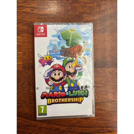 Mario & Luigi Fraternauti Alla Carica (Brothership) Switch UK, Nintendo Switch game featuring Italian audio, exploring Elettria with cooperative gameplay, and unique brotherly actions to overcome challenges and fight.