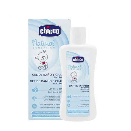 Chicco natural sensation bath-tear-shampoo 200 ml.