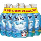 Lenor fresh air clothes softener alpine freshness pack 6x36 total 216 washes, 504ml, freshness resistant to drying in humid environments or intense sun