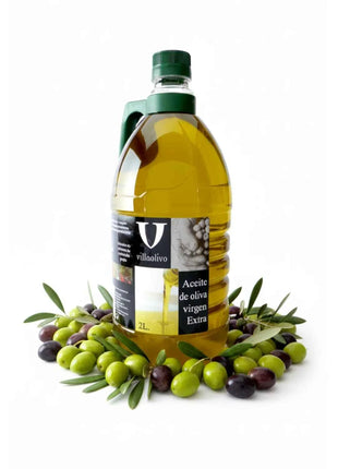 Villaolivo - extra virgin olive oil pet 2l – gourmet |   Practical and versatile format |   Harvest 2025 - 2026
