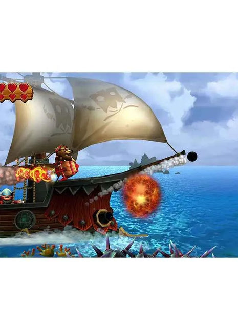 Donkey Kong Country Returns HD for Nintendo Switch - Nintendo game featuring enhanced HD graphics, co-op mode, and 80 levels of action-packed adventure against the Tiki Tak Tribe. Enjoy a classic switch game experience!
