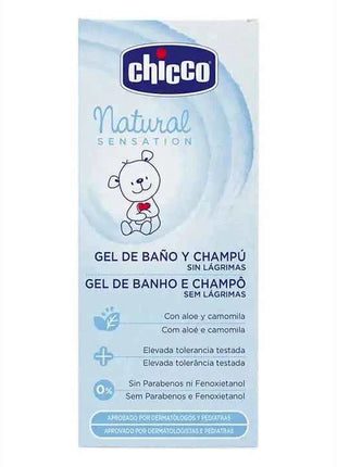 Chicco natural sensation bath-tear-shampoo 200 ml.
