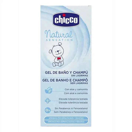 Chicco natural sensation bath-tear-shampoo 200 ml.