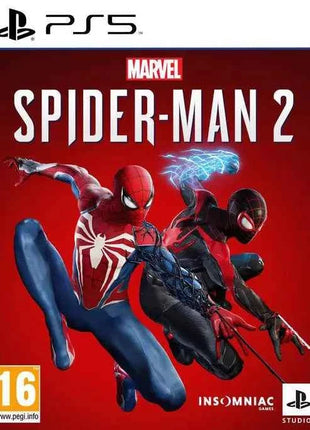 Marvel's Spider-Man 2 PS5 ES, PlayStation 5 game with Italian audio and text, developed by Insomniac Games, ideal for gamers seeking action-adventure video games on PS5.