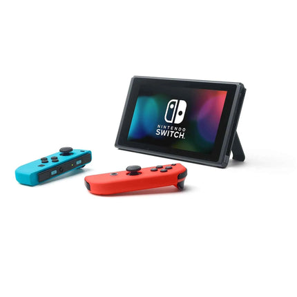 Nintendo switch console neon blue/red