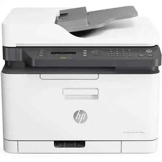 HP Color LaserJet MFP M179fnw Multifunction Color Laser Printer with Wi-Fi, 18ppm, compact design for small to medium businesses, includes print, scan, copy, fax functions, high-quality color output, and USB/Ethernet connecti