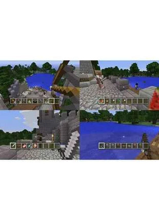 Minecraft Switch UK - Nintendo Switch game featuring Mojang's creative adventure with multiplayer support, including Super Mario Mash-Up Pack, 40 skins, and iconic music from Super Mario 64 for endless building fun.