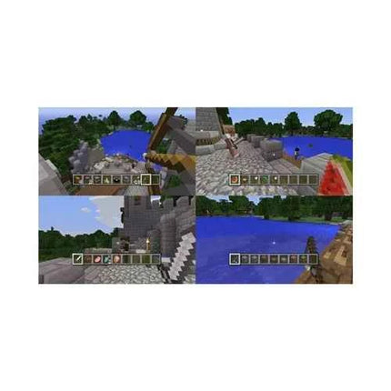 Minecraft Switch UK - Nintendo Switch game featuring Mojang's creative adventure with multiplayer support, including Super Mario Mash-Up Pack, 40 skins, and iconic music from Super Mario 64 for endless building fun.