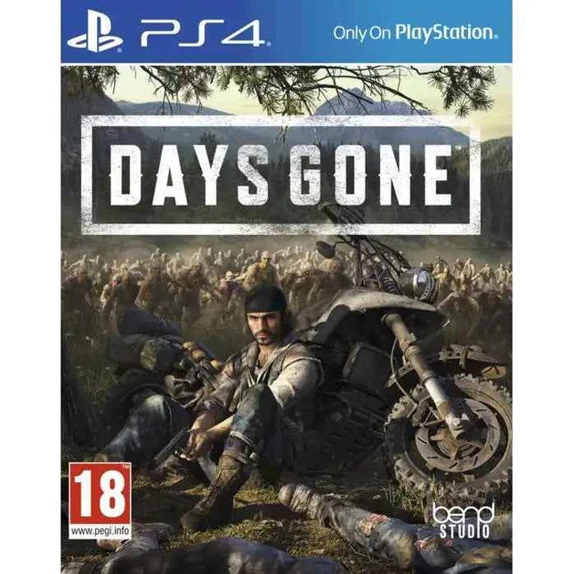 Days Gone PS4 UK - PS4 game featuring open-world exploration, dynamic environments, and immersive gameplay where you play as Deacon St. John in a post-apocalyptic setting filled with challenges and quests.