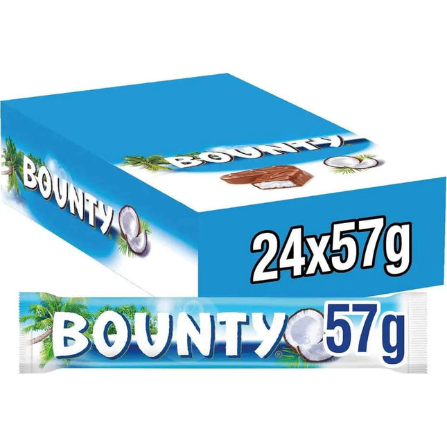 Bounty coconut filled chocolate - 24 units