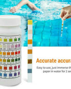 50 pz/bottiglia 6 in 1 Piscina Spa Strisce reattive acqua Acido Durezza dell'acqua Cloro Alcalinità PH Bromo cianourico Strumenti di test