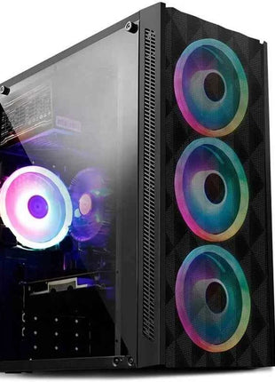 OEM I7-10700 Octa Core 6GB DDR4 SSD 22" OLED Monitor Gaming PC Desktop Computer GTX 1660 US Plug New 1-Year Warranty M-ATX Case