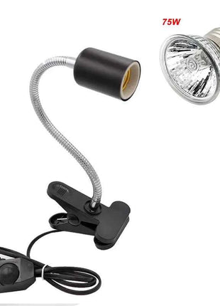 UVA+UVB E27 Pet Reptile Lamp Clip-on Bulb Lamp Holder Turtle Basking UV Heating Lamp Kit Tortoises Light Lizards Lighting