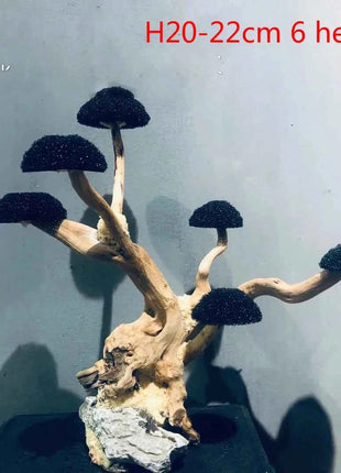 Aquarium Decoration Moss Driftwood Fish Tank Landscaping Water Grass Moss Tree Trunk DIY (No Aquatic Plants)