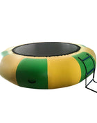 0.9mm PVC Inflatable Water Trampoline Inflatable Jumping Water Trampoline with Slide for Water Park Games