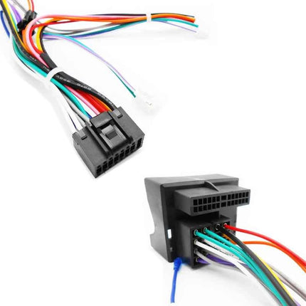 Cablaggio Quadlock Spina a 16 pin a connettore Quad Lock Adattatore cavo autoradio per Golf Mk5 Mk6 Jetta 6 Octavia Mk1 Mk2