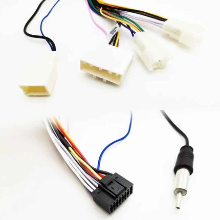 Cablaggio radio Spina a 16 pin Connettore antenna Adattatore cavo unità principale audio per auto per Toyota Corolla Yaris RAV4 Camry Hilux