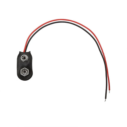 5/10 Pz 9 V Batteria Pinze Connettore Cavi Supporto T/I Tipo DC Batteria A Scatto Cavo di Alimentazione Spina Clip DC 5.5*2.1 per Arduino FAI DA TE