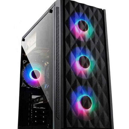 Full Built 24 Inch Monitor Gaming Pc Quite Core I9 Processor Desktop Cheap 16GB Ram SSD HDD GTX 1660 6GB Full Set Gamer Computer