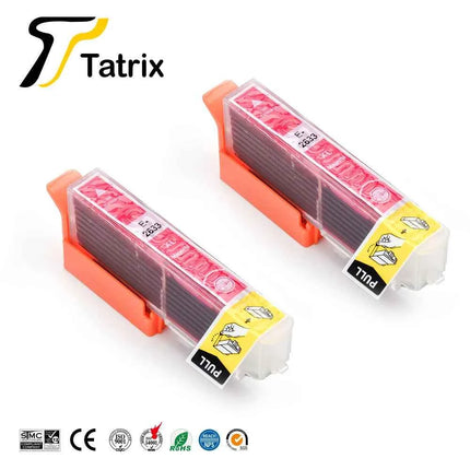 Tatrix Compatible Ink Cartridge for Epson 26XL T2621 T2631 For Epson XP-510/520/600/605/610/615/620/625/700/710/720/800/810/820