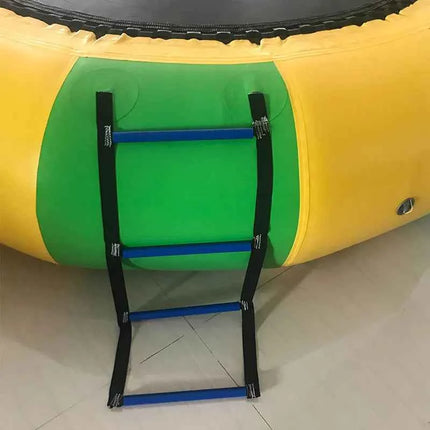 0.9 millimetri PVC Gonfiabile Acqua Trampolino di salto gonfiabile giochi d'acqua trampolino con scivolo per giochi parco acquatico