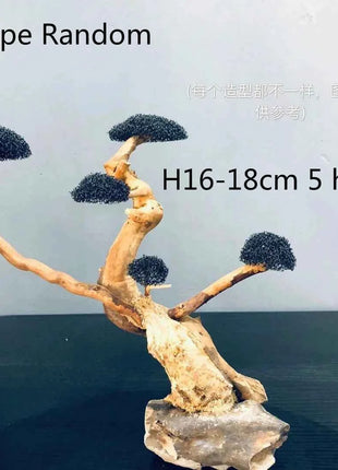 Aquarium Decoration Moss Driftwood Fish Tank Landscaping Water Grass Moss Tree Trunk DIY (No Aquatic Plants)