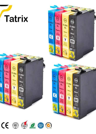 Tatrix For Epson 29XL T2991 T2992 T2993 T2994 Compatible Ink Cartridge For Epson Expression Home XP-235/245/247/255/257/332/345