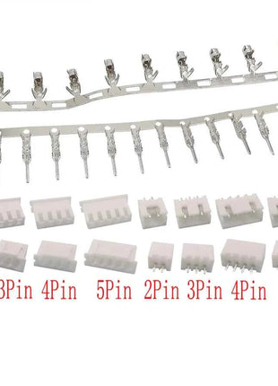 560 Pz/scatola XH2.54 2p 3p 4p 5pin 2.54mm Passo Terminale Kit Alloggiamento Spille Intestazione JST Connettore Filo Connettori Adattatore XH Kit FAI DA TE