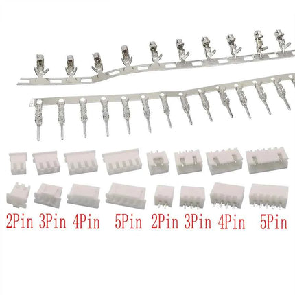 560 Pz/scatola XH2.54 2p 3p 4p 5pin 2.54mm Passo Terminale Kit Alloggiamento Spille Intestazione JST Connettore Filo Connettori Adattatore XH Kit FAI DA TE