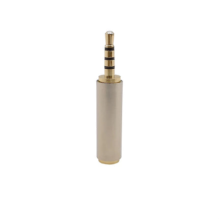 1 pz jack placcato oro da 2,5 mm a 3,5 mm spina adattatore audio stereo convertitore connettore da 2,5 mm maschio a 3,5 mm femmina per cuffie