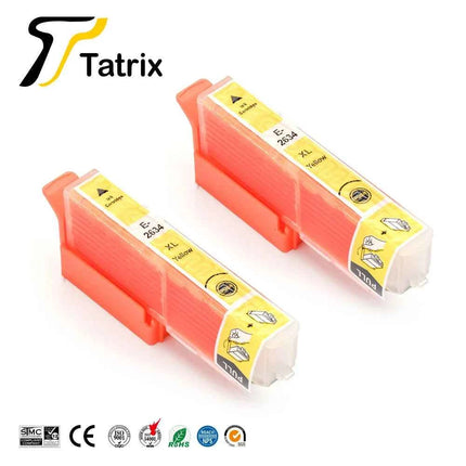 Tatrix Compatible Ink Cartridge for Epson 26XL T2621 T2631 For Epson XP-510/520/600/605/610/615/620/625/700/710/720/800/810/820