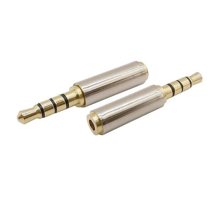 1 pz jack placcato oro da 2,5 mm a 3,5 mm spina adattatore audio stereo convertitore connettore da 2,5 mm maschio a 3,5 mm femmina per cuffie