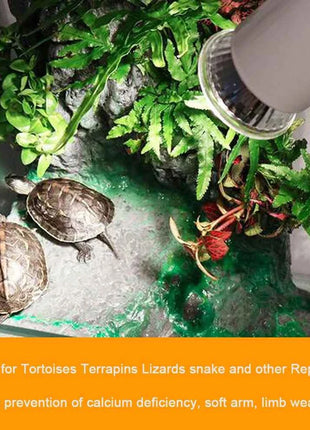 UVA+UVB 3.0 Reptile Lamp Turtle Basking UV Light Bulbs Heating Lamp Amphibians Lizards Temperature Control 25/50/75W
