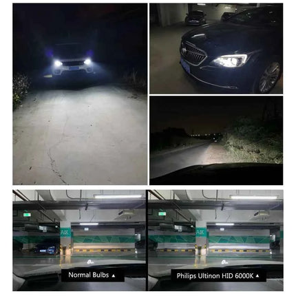 Philips Ultinon HID D1S 85410WXX2 35W 6000K Cool White Light Xenon HID Original Headlight Car Bulb Auto Lamp Made in Germany 2x