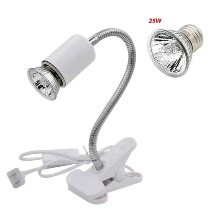 UVA+UVB E27 Pet Reptile Lamp Clip-on Bulb Lamp Holder Turtle Basking UV Heating Lamp Kit Tortoises Light Lizards Lighting