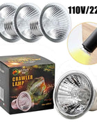 UVA+UVB 3.0 Reptile Lamp Turtle Basking UV Light Bulbs Heating Lamp Amphibians Lizards Temperature Control 25/50/75W