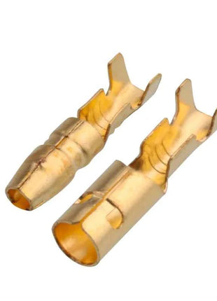 25/50/100sets 4.0 bullet Crimp terminal   car electrical wire connector diameter 4mmFemale + Male + Case Cold press terminal