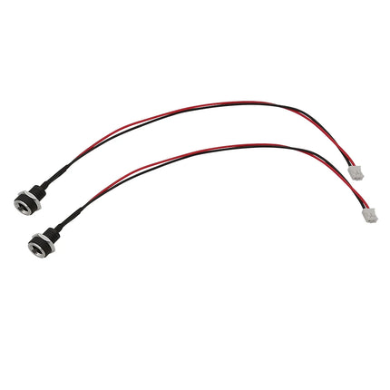 2 Pz 5.5x2.1mm DC Femmina Martinetti Presa di Alimentazione Montaggio A Pannello Connettore A Saldare Con Cavo 5.5*2.1 DC-022B DC-022 DC-099