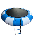 0.9mm PVC Inflatable Water Trampoline Inflatable Jumping Water Trampoline with Slide for Water Park Games