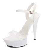 Women's High Heel Sandals with Black Red Silver Rhinestones Sexy Summer Platform Pumps Colorful Patent Leather Stiletto Shoes