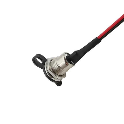 2/5 pezzi DC099 5.5mm x 2.1mm presa di alimentazione DC adattatore connettore femmina filettato con cavi 20AWG 10/15/20cm DC-099